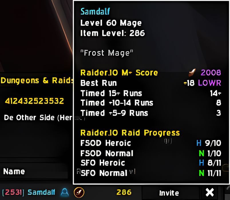 Raider.io addon