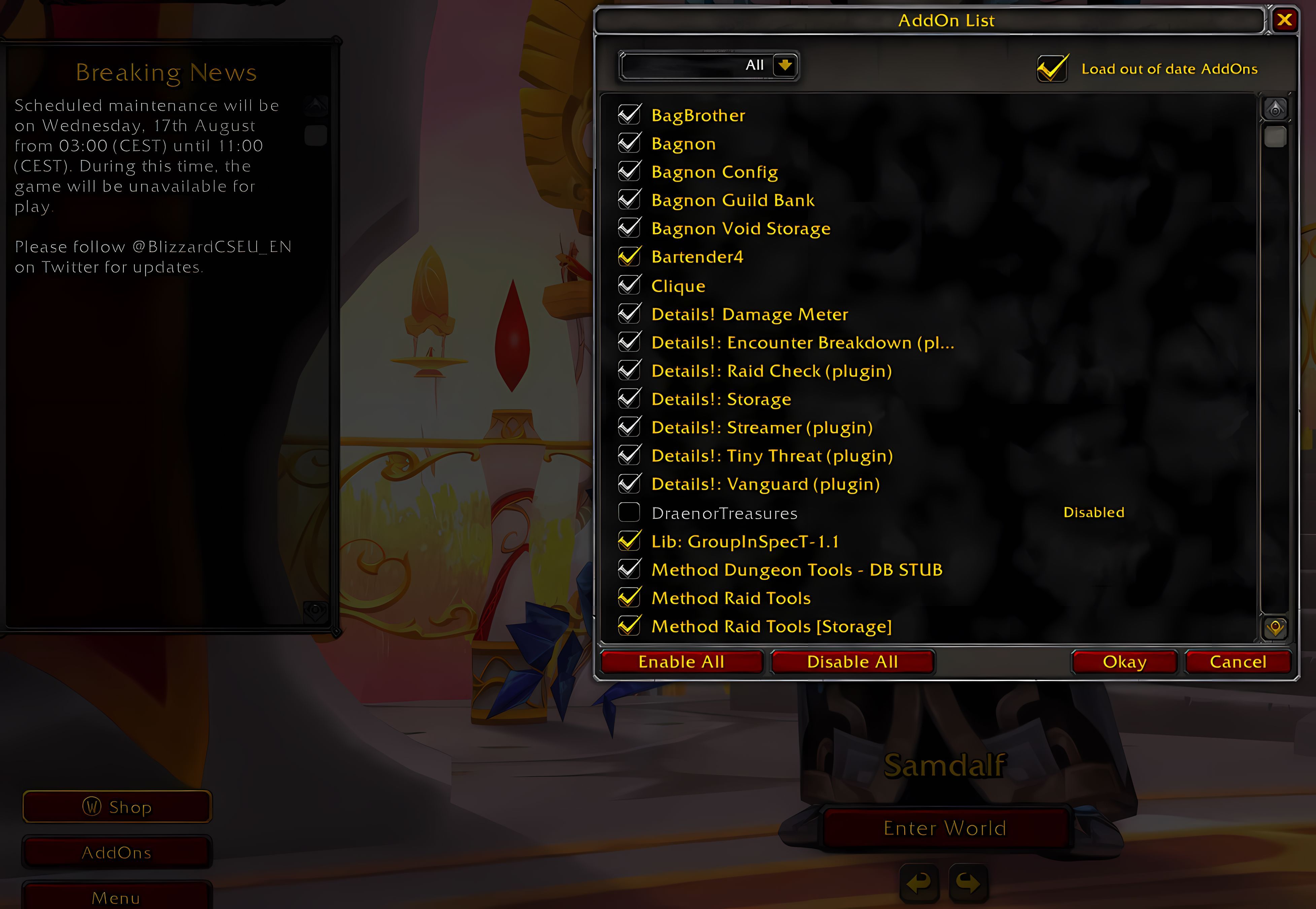 Wow AddOns